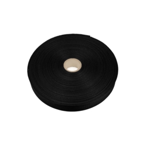 Taśma lamówka rypsowa  10 mm / 0,40 mm czarna (580)