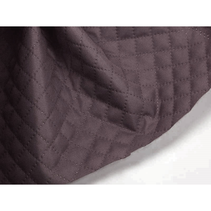 Prošívaná polyesterová tkanina 600d pu karo fialová 160 cm 1 m