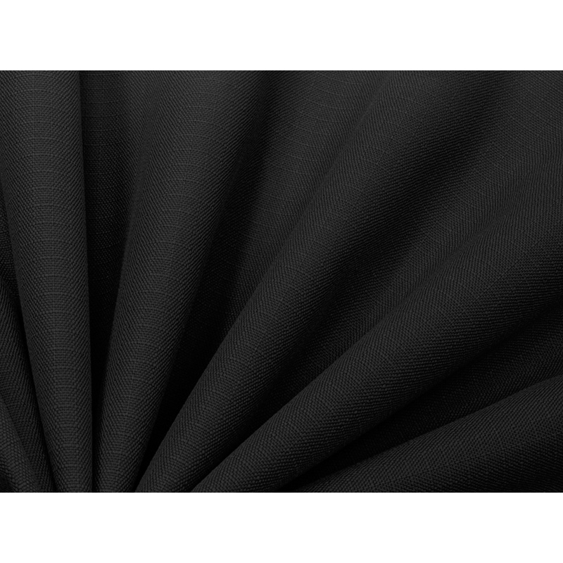 POLYESTER FABRIC RIP-STOP PVC COVERED (580) BLACK 150 CM 1 MB