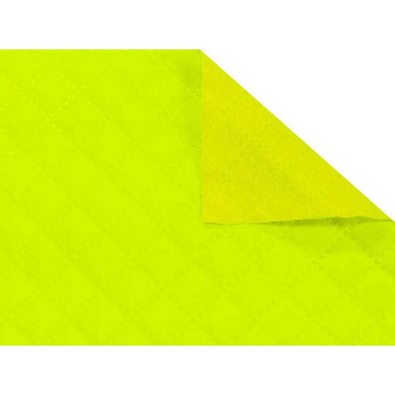Tkanina pikowana 420D PU żółta neon (1003) karo