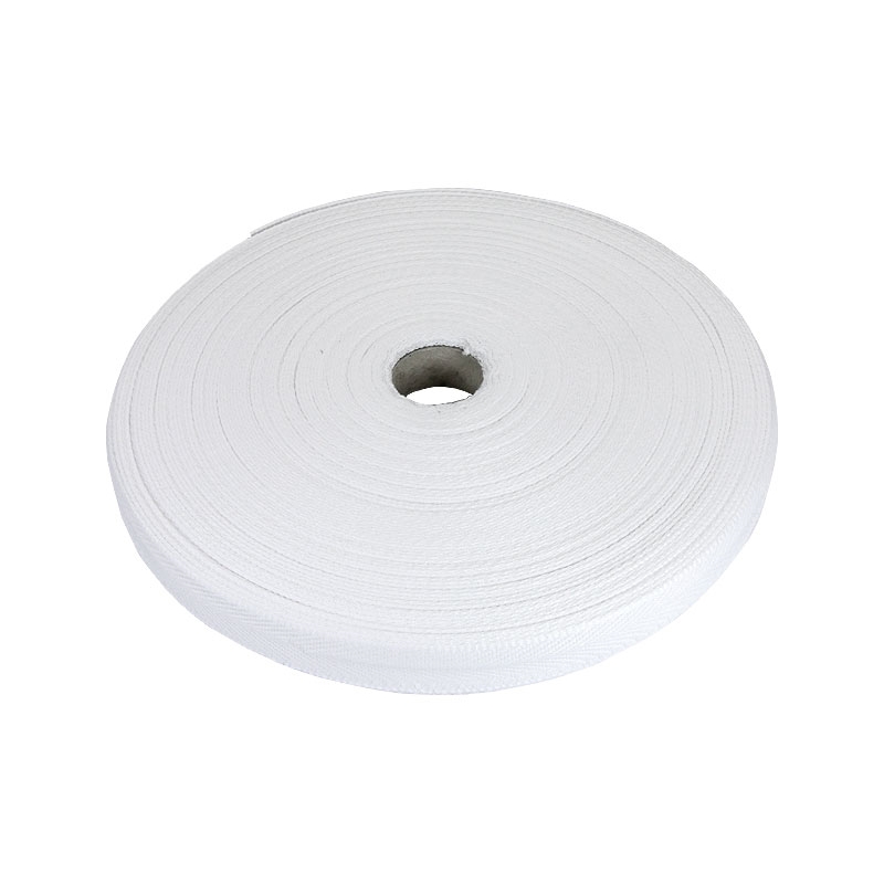Taśma bawełniana odzieżowa lamówka 16 mm biała (501)