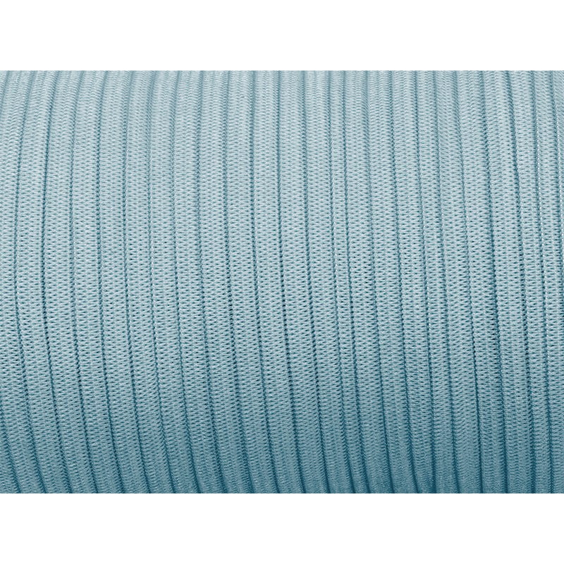 Taśma elastyczna płaska dziana  7 mm poliester (546) jasnoniebieska