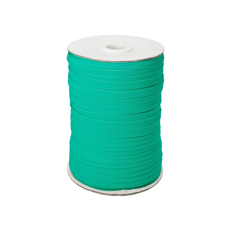 Pruženka hladká pletená 7 mm (533) máta polyester 100 m