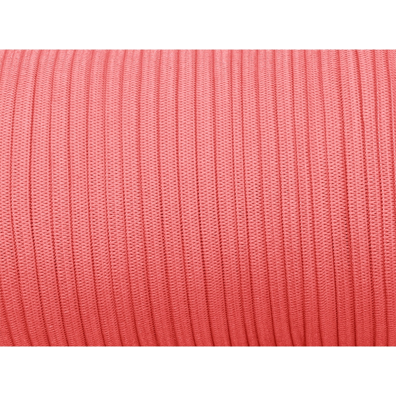 Taśma elastyczna płaska dziana  7 mm poliester (513) różowa
