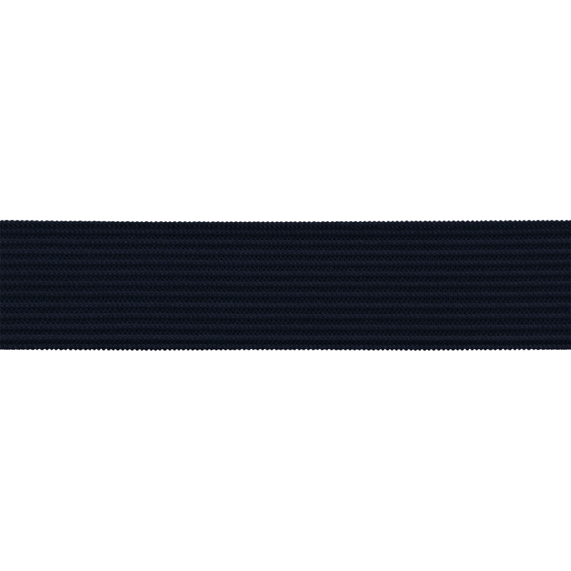 Knitted elastic tape 20 mm (058) navy blue polyester 25 mb