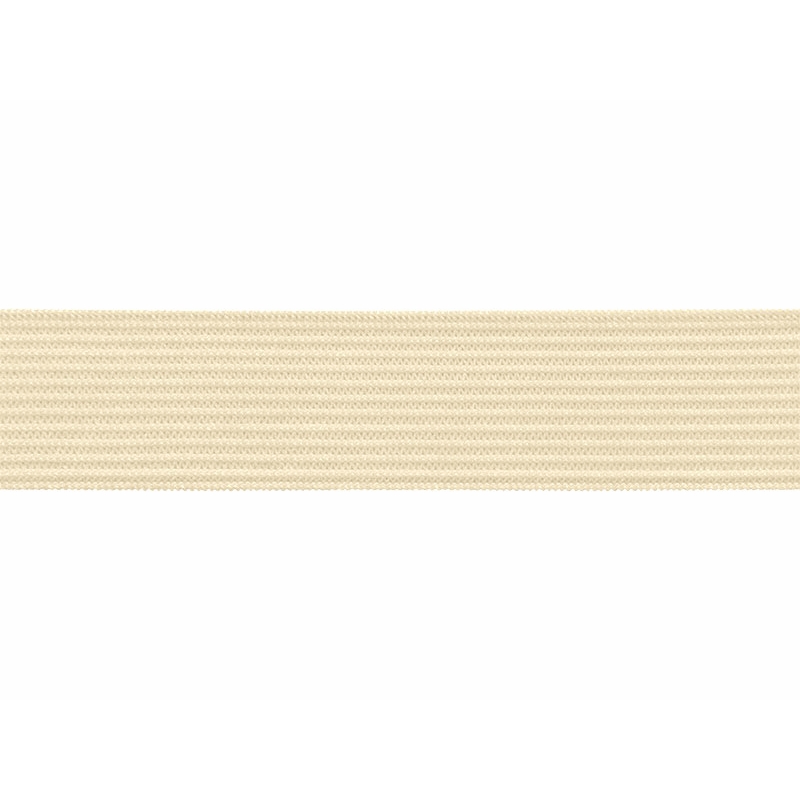 Elastischer band flach gestrickt 20 mm (122) Hellbeige polyester 25 lm