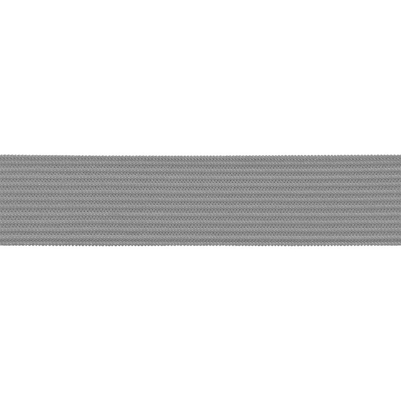 Knitted elastic tape 20 mm (134) grey polyester 25 mb
