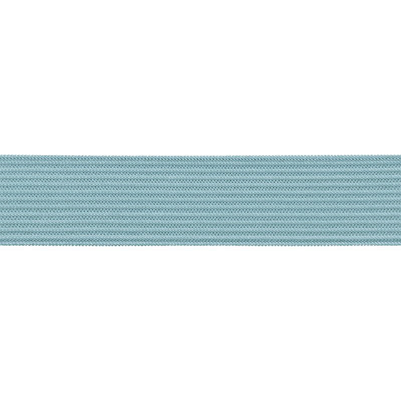 Knitted elastic tape 20 mm (546) light blue polyester 25 mb