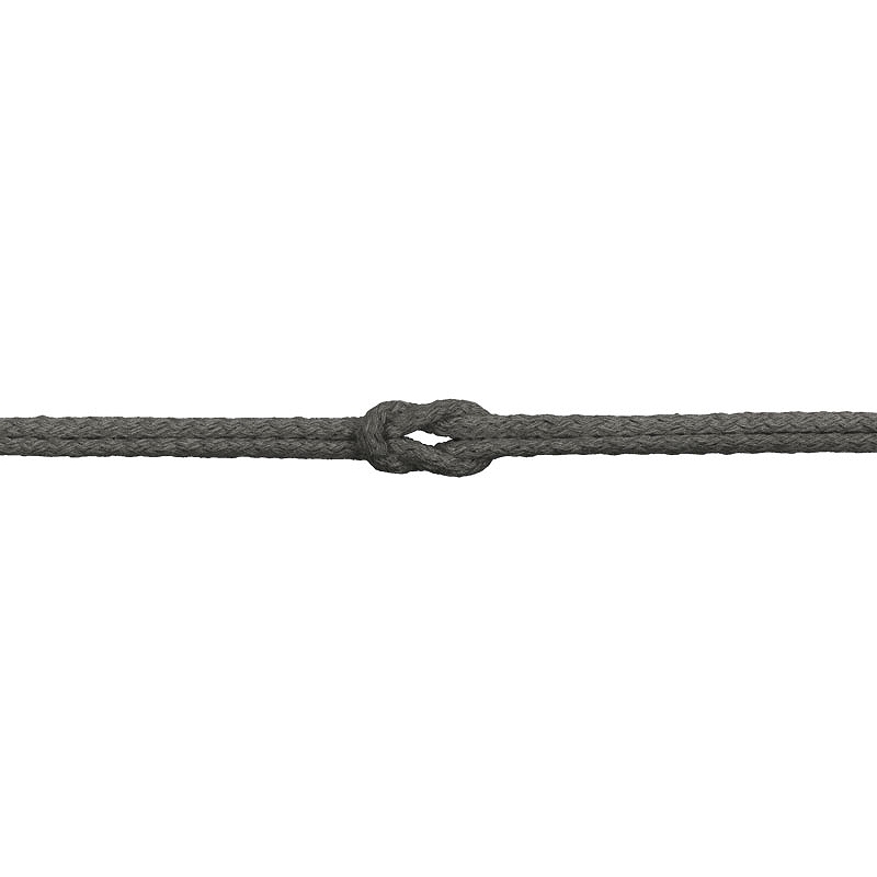 Sznurek bawełniany 5 mm metal (1633)