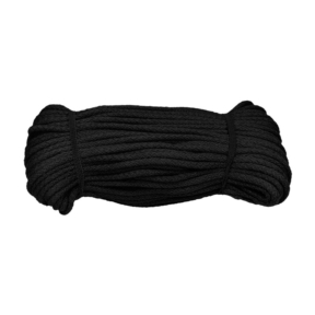 Sznurek bawełniany 5 mm czarny (0099)