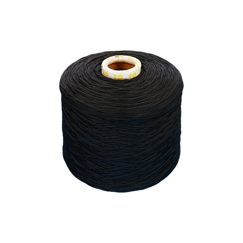 GUMMIKORDEL 2 MM SCHWARZ 580    POLYESTER 2600  LM