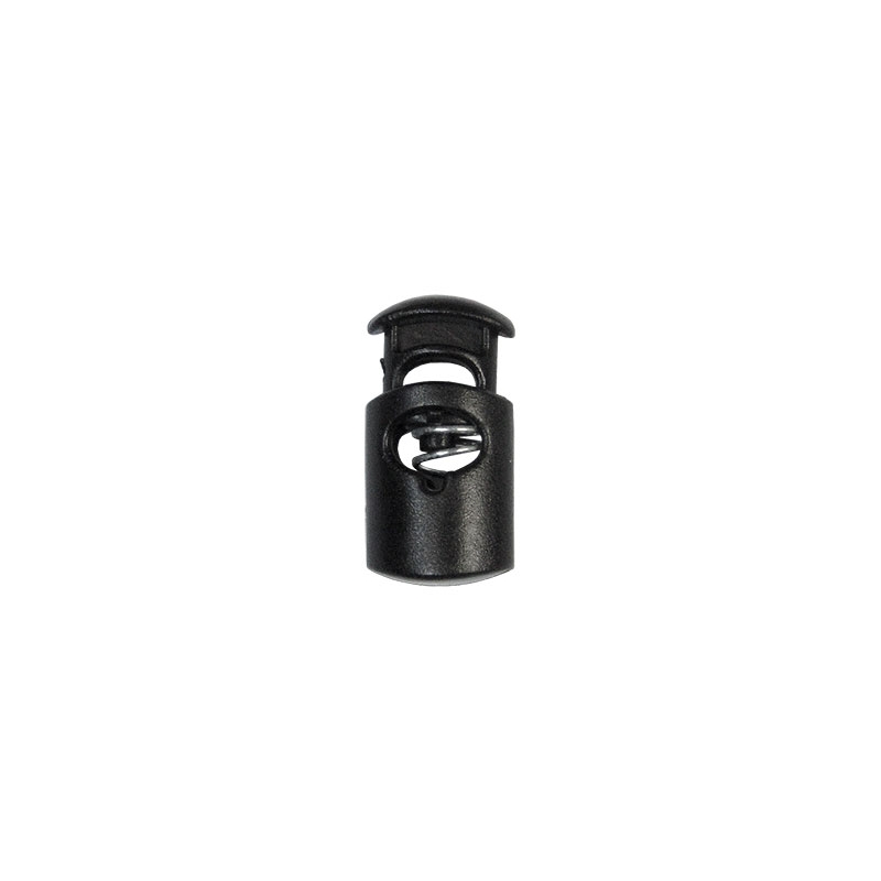 Plastic string stopper 4/5 mm  (305-3039) single kornel black 500 pcs