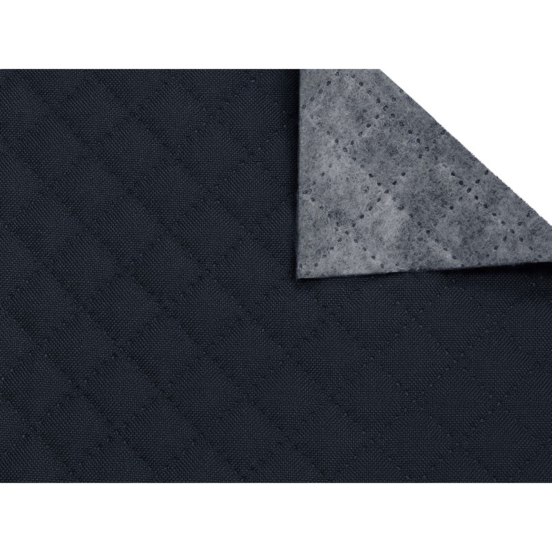 Prošívaná polyesterová tkanina 600d pu karo tmavomodrá 160 cm 25 m