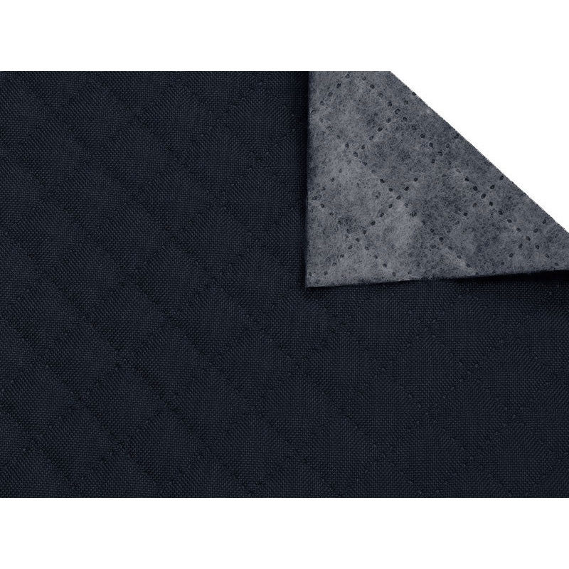 Quilted polyester fabric Oxford 600d pu*2 waterproof karo (117) navy blue 160 cm