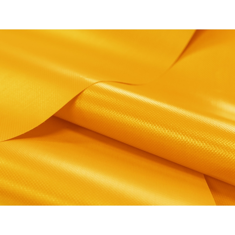 Tarpaulin tkanina poliestrowa żółty 380 g/m2