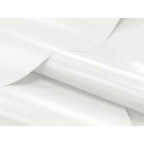 Tarpaulin tkanina poliestrowa  380 g/m2 biała