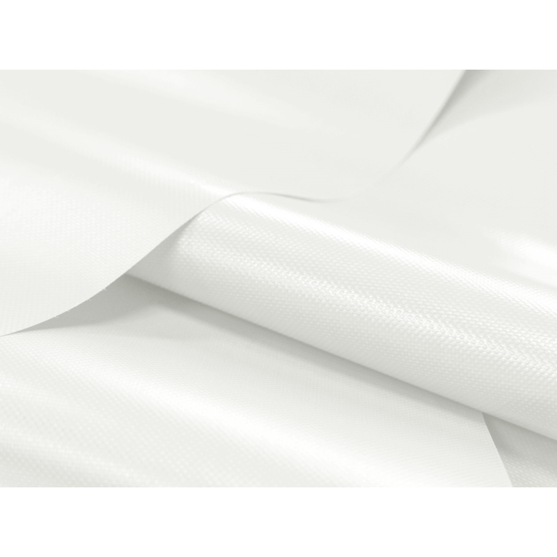 Tarpaulin tkanina poliestrowa biały 380 g/m2