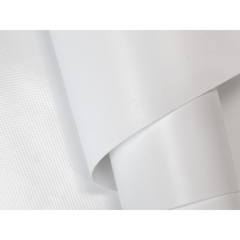 Tarpaulin tkanina poliestrowa 1200 g/m2 biała