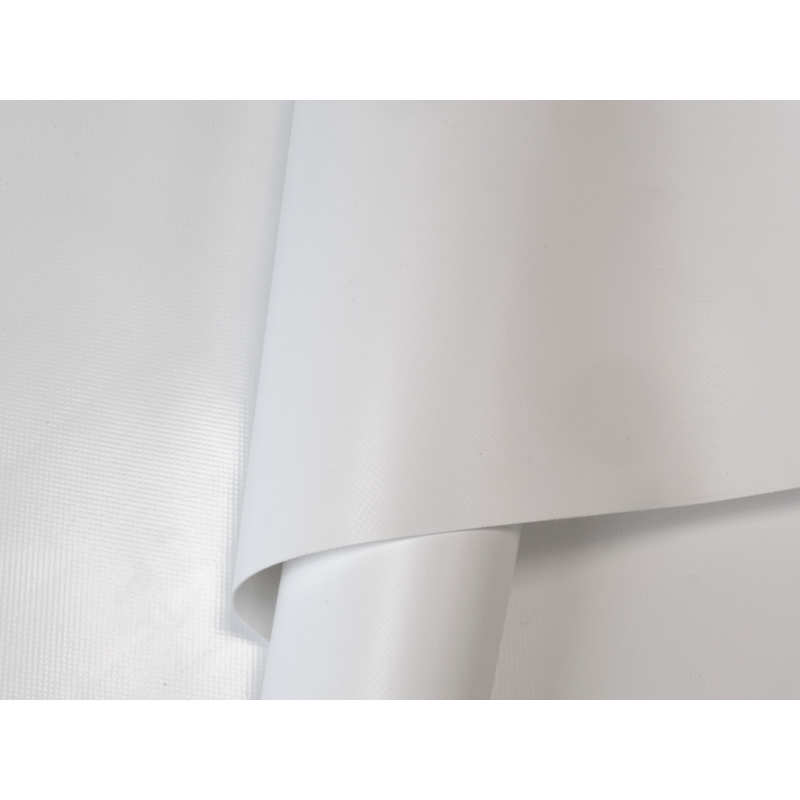 Tarpaulin tkanina poliestrowa biały 1200 g/m2