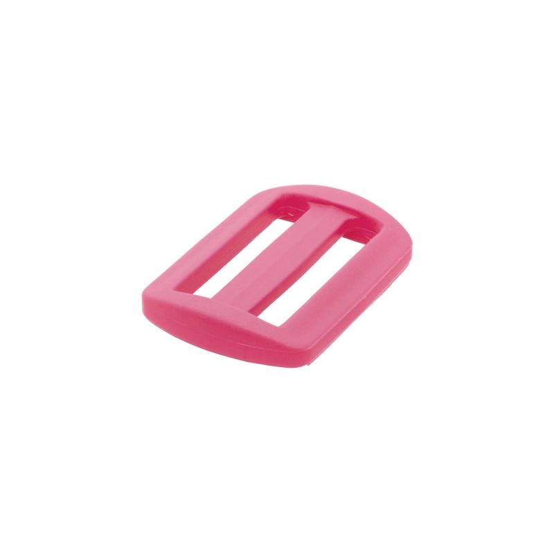 Plastic slide buckle 30/16 mm leon pink 100 pcs