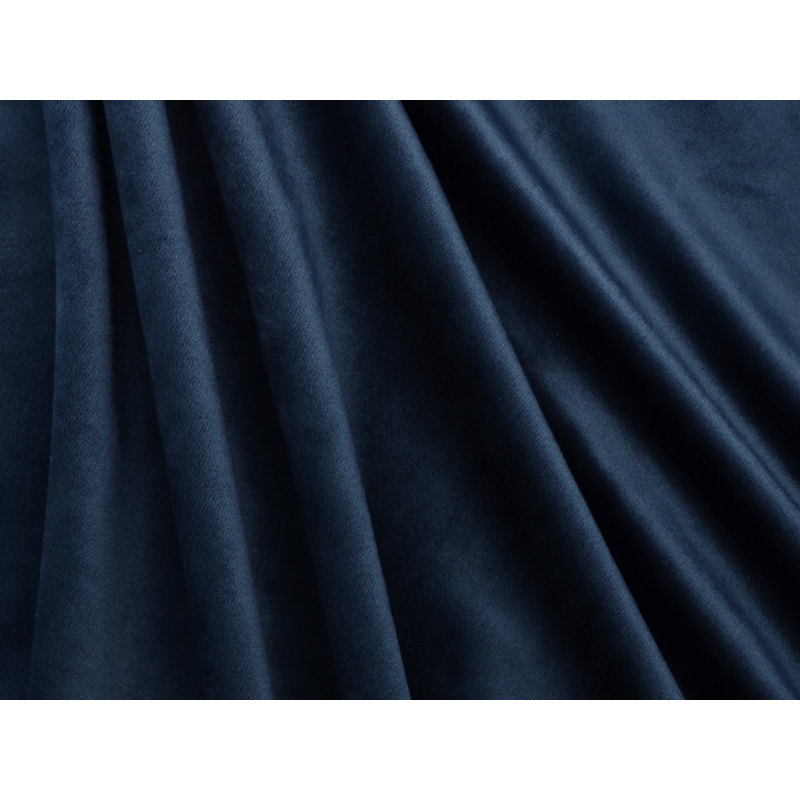 SUEDE FABRIC (VELOUR) 260 G/M2 NAVY BLUE