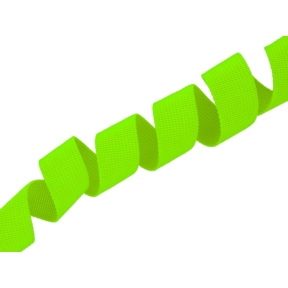 Taśma nośna rypsowa 25 mm zielona neon (1003)