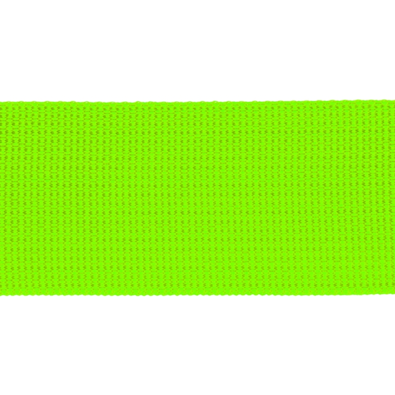 Taśma nośna rypsowa 40 mm zielona neon (1003)