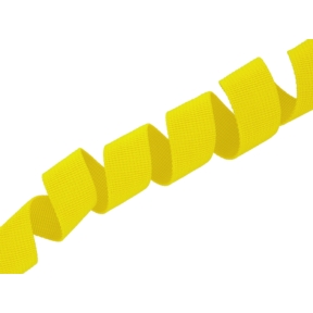 Taśma nośna rypsowa 25 mm żółta (504)