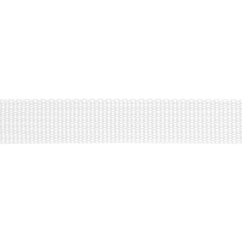 Taśma nośna rypsowa 15 mm biała (501)