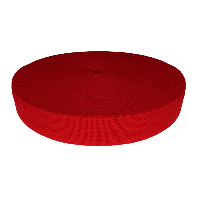 WEBBING TAPE P10 38 MM RED 171 PES