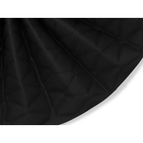 Tkanina Oxford pikowana wodoodporna wrzeciono (580) czarny 25 mb