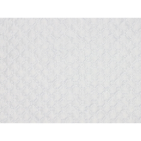 Podszewka pikowana wzór śnieżynka  (501) biała