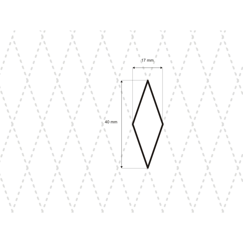 Podszewka pikowana wzór diament  (501) biała