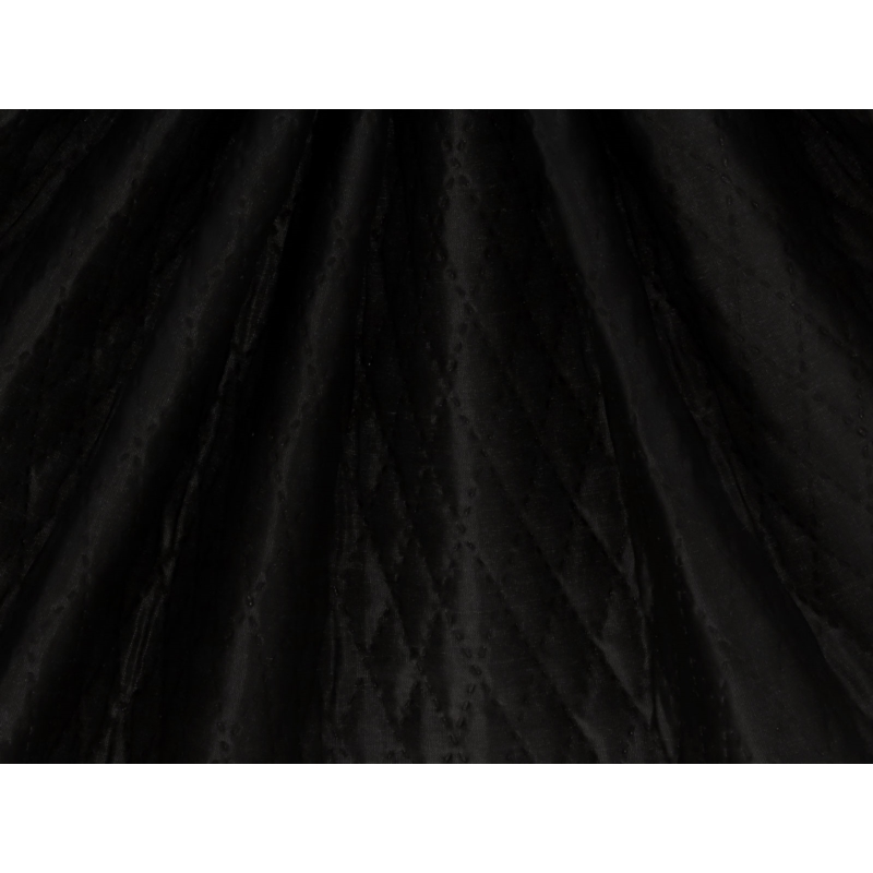 Podszewka pikowana wzór diament  (580) czarna