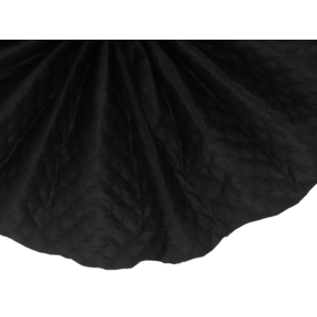 Podszewka pikowana wzór snieżynka  (580) czarna
