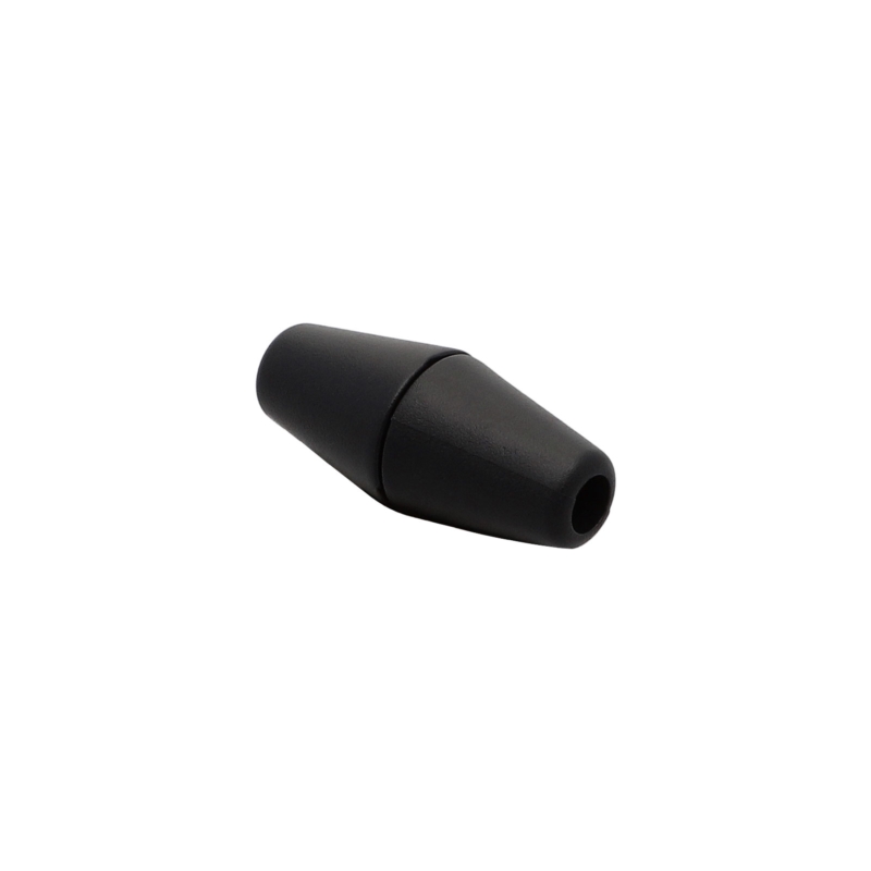 Plastic string stopper 4 mm (0225) black 2000 pcs