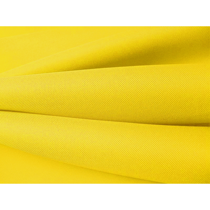 Polyester fabric premium 600d*300d waterproof pvc-d covered light yellow 611 150 cm 50 mb