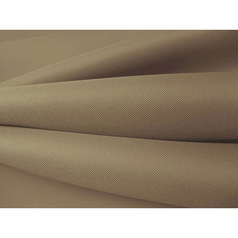 Polyester fabric premium 600d*300d waterproof pvc-d covered beige 573 150 cm 50 mb
