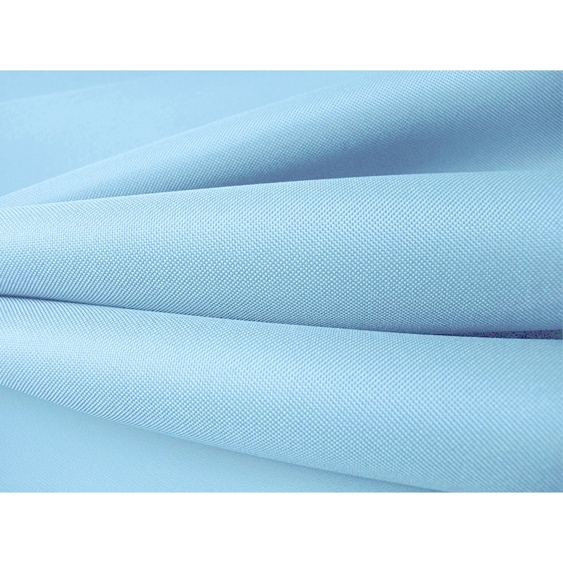 Polyester fabric premium 600d*300d waterproof pvc-d covered sky blue 546 150 cm 50 mb