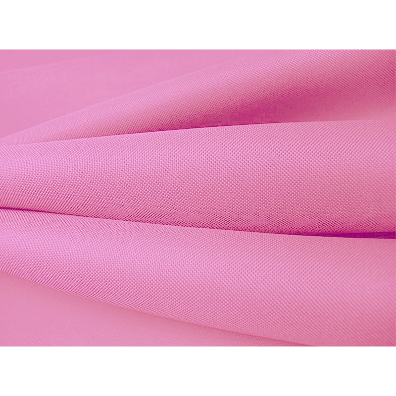 Polyester fabric premium 600d*300d waterproof pvc-d covered pink 515 150 cm 50 mb