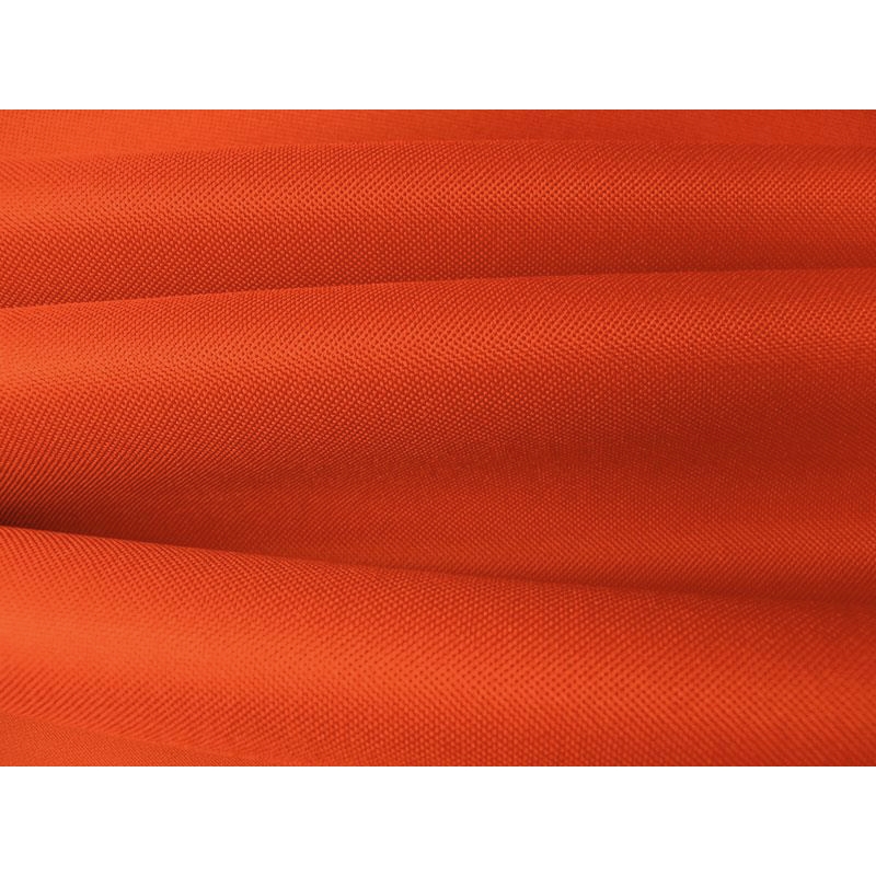 Polyester fabric premium 600d*300d waterproof pvc-d covered orange 53 150 cm 50 mb