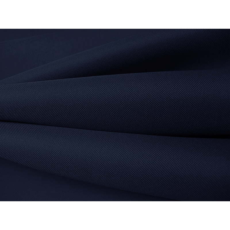Polyester fabric 600d* 600d waterproof pvc-d covered navy blue (058) 150 cm 40 rmt