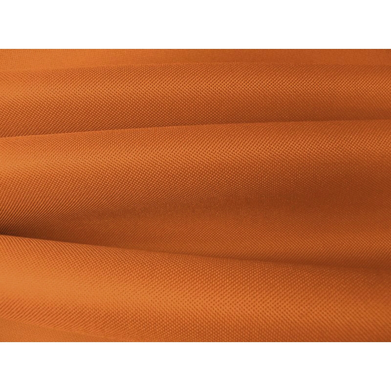 Polyester fabric 600d* 600d waterproof pvc-d covered orange (523) 150 cm 40 rmt