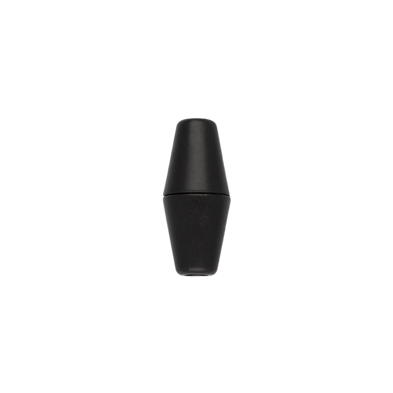 Plastic string stopper 4 mm (0225) černý 500 ks