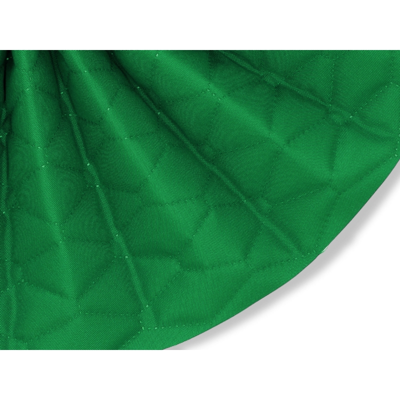 Prošívaná polyesterová tkanina 600d pu zelená 160 cm 25 m
