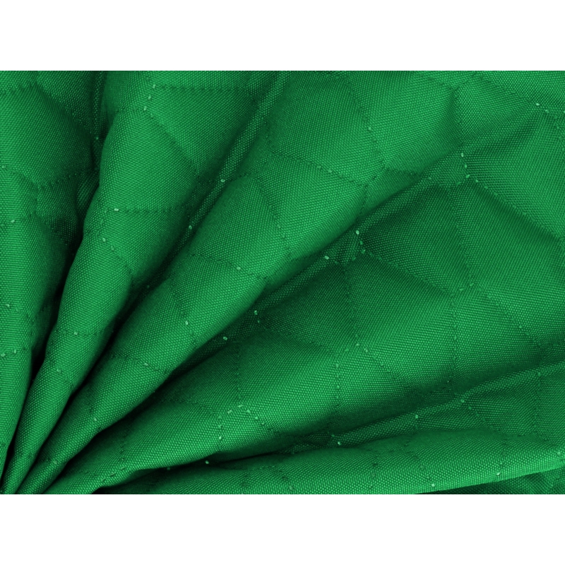 Prošívaná polyesterová tkanina 600d pu zelená 160 cm 25 m