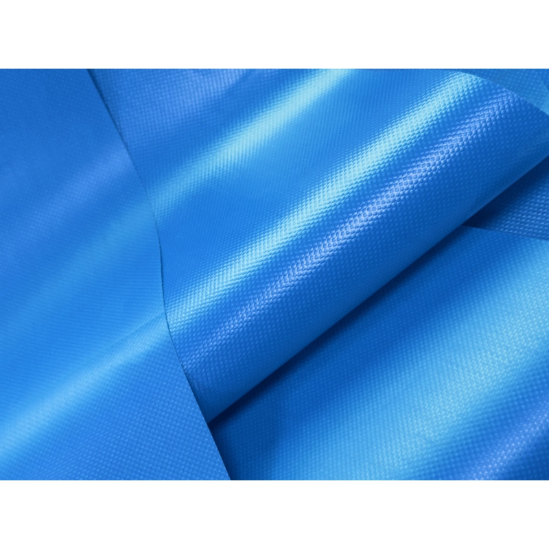 Tarpaulin tkanina poliestrowa  380 g/m2 niebieska