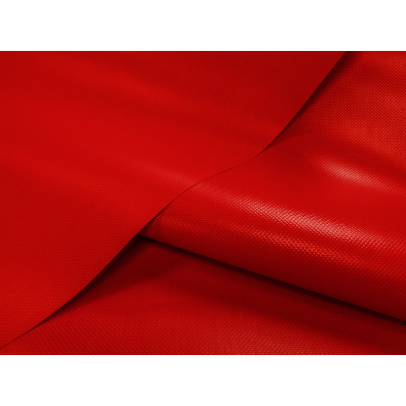 Tarpaulin tkanina poliestrowa  380 g/m2 czerwona