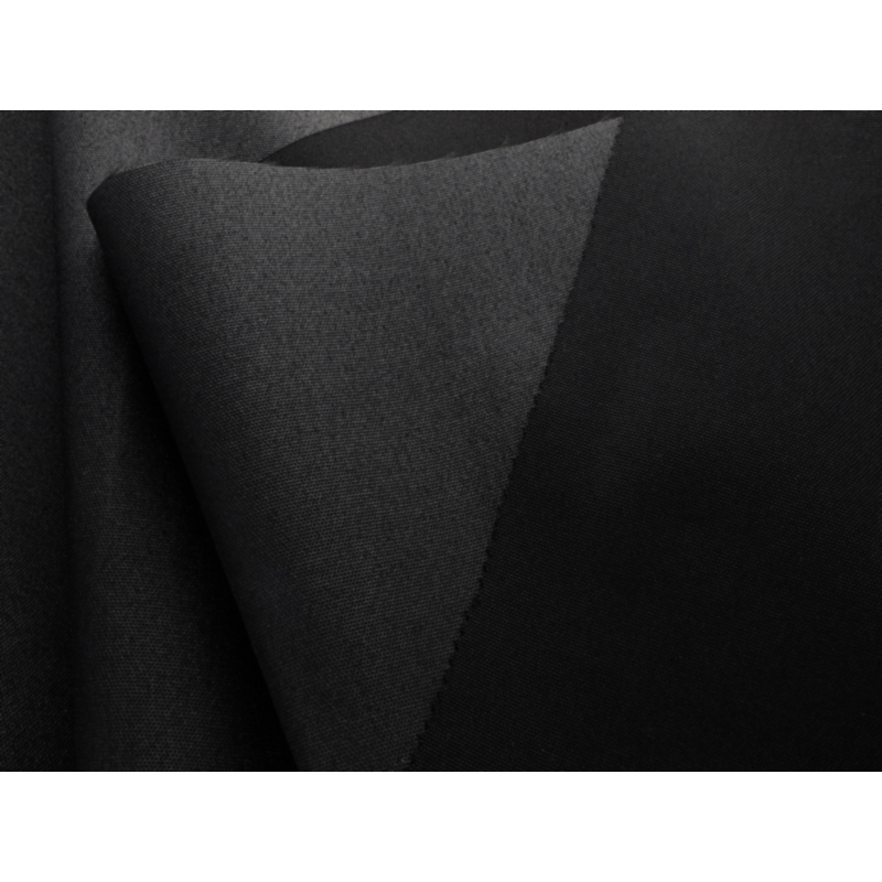 Polyester fabric Oxford 900d pu*2 waterproof (580) black 160 cm