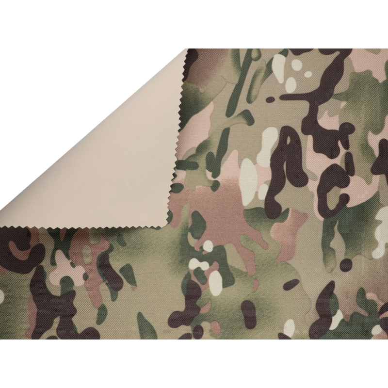 Polyester fabric 600d*600d waterproof pvc-d a-grade covered multicam 150 cm 40 mb